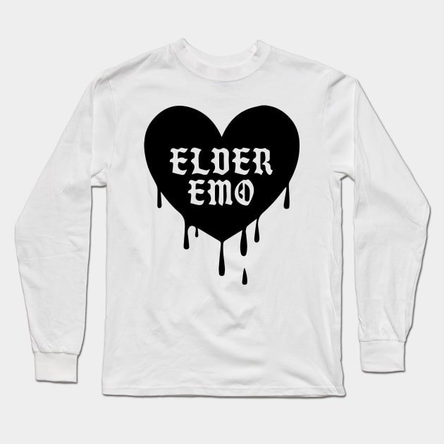 Elder Emo Long Sleeve T-Shirt by Capricorn Jones